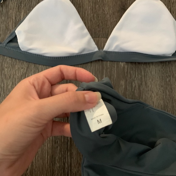 Grayish green bathing suit - Picture 4 of 5